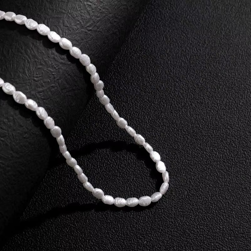 New Fashion Simple Imitation Pearl Choker Necklace for Women Vintage Elegant Beaded Temperament Necklace Wedding Party Jewelry